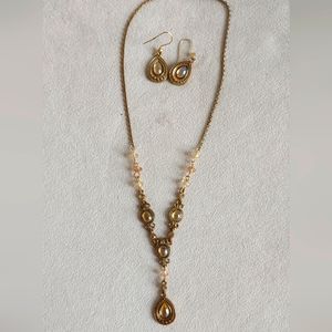 Y Necklace Earring Set Avon